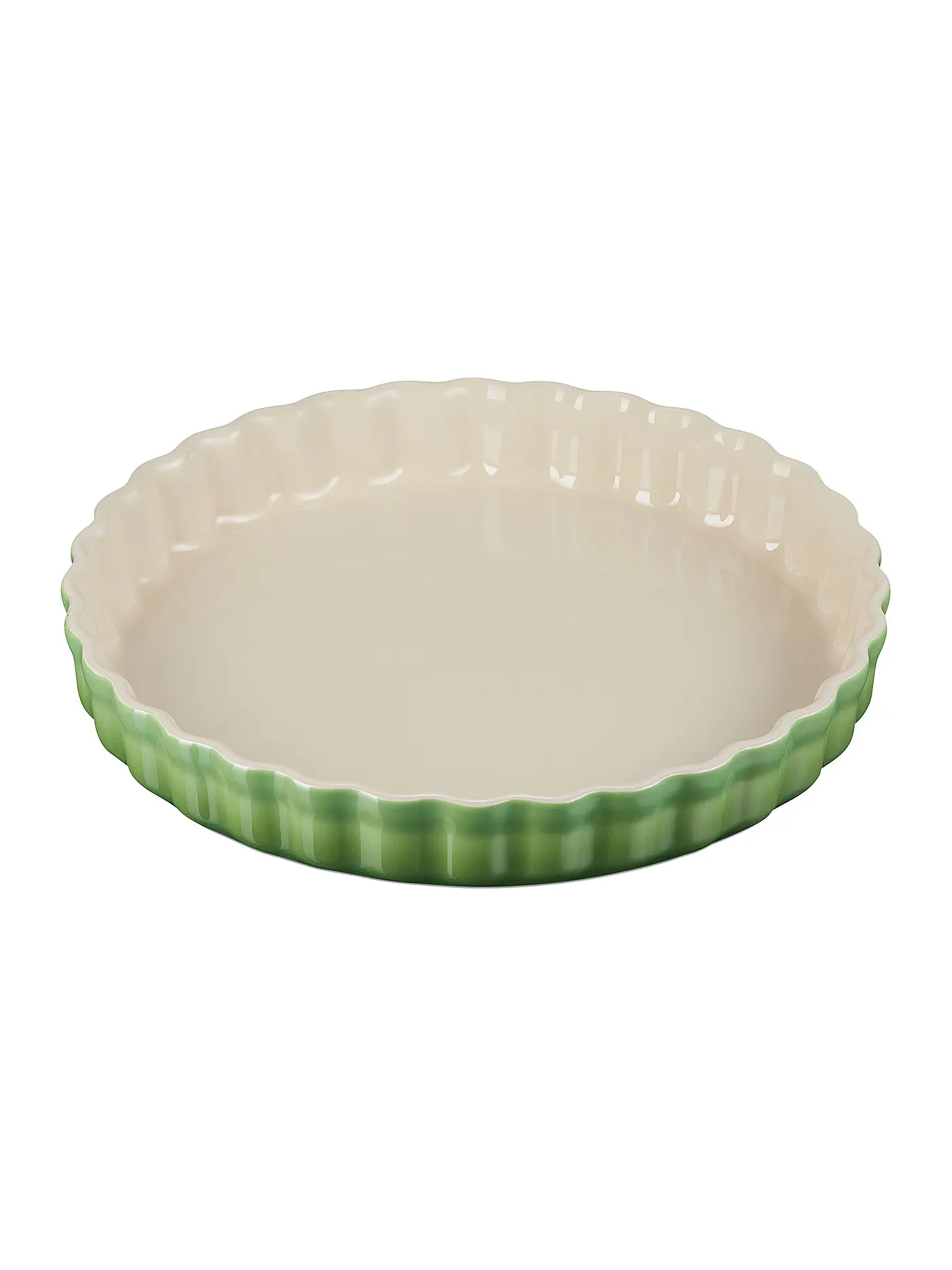 LE CREUSET | Tarteform "Poterie" 28cm (Ofenrot) | grün